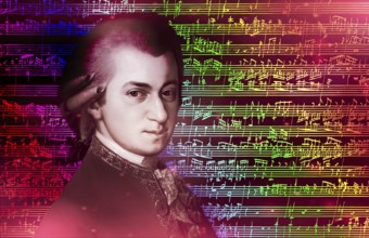 Wolfgang Amadeus Mozart, 1756 – 1791, composer of classical music, First Viennese School, notesheet