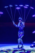 Artists at the 21st Original Roncalli Christmas Circus Berlin in Berlin's Tempodrom on 19.12.2025