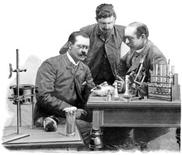 Emil Adolf von Behring, 1854 - 1917, a German physiologist, Nobel Prize in Physiology or Medicine,