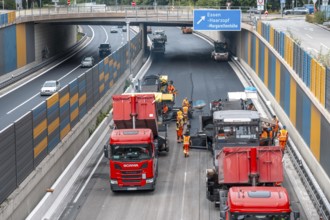 Rehabilitation of the A52 motorway near Essen, an 8 km long section between the Essen-Kettwig