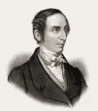 Carl Maria von Weber, 1786 - 1826, German composer, conductor and pianist, digitally edited