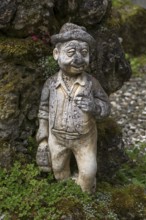 Figure in a garden, Bavaria, Germany