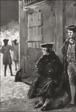 Clavigo with Beaumarchais, Funeral of Marie Beaumarchais, scene from Clavigo, a tragedy by Johann