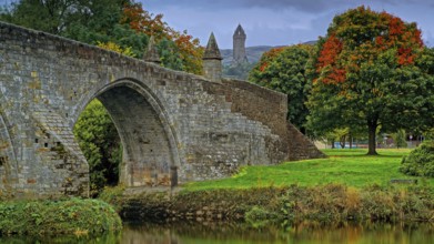 Europe, Scotland, Great Britain, England, landscape, Stirling Bridge, bridge, river, Old Bridge,