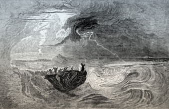 The crossing of the Red Sea, Book of Exodus, Old Testament, Hebrew Tanakh