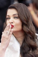 Cannes, France - 22.5.2024: Aishwarya Rai during the - La Venue De L'avenir (Colours Of Time) - Red