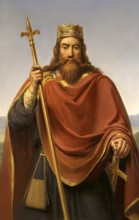 Clovis, Chlodovechus, Chlodwig I., Chlodowech, 466-511, King of the Franks of the Merovingian