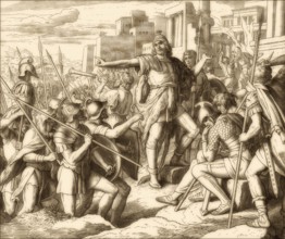 Judas Maccabee, Old Testament, by Julius Schnorr von Carolsfeld