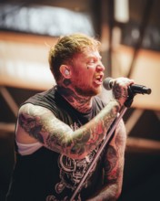 Frank Carter, singer of the Sex Pistols ft. Frank Carter live in the Berlin Zitadelle Spandau on 04