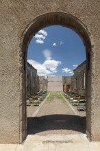 Las Mesitas, Colorado, The ruins of San Isidro (San Isidore) Catholic Church, which was built in