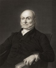 Portrait of John Quincy Adams, 1767-1848, 6th president of the United States