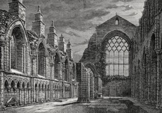 Holyrood Abbey, Edinburgh, Scotland, 18th century