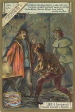 Series of pictures Richard the Third by Shakespeare, Liebig picture, digitally restored