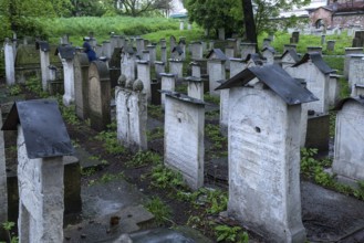 Remuh Synagogue Cemetery in Kazimierz Jewish District, Krakow, Poland