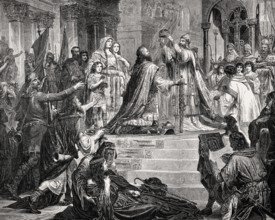 Imperial Coronation of Charlemagne as Emperor by Pope Leo III