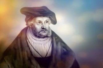 Frederick III or Frederick the Wise, 1463 - 1525, Prince-elector of Saxony, digitally edited after