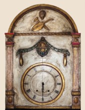 A musical clock from the 19th century, Organ Museum Borgentreich, Höxter district, North