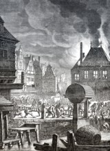 Brand des alten Amsterdamer Rathauses, 1652