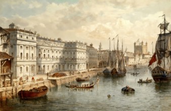 The Old Custom House as designed by Thomas Ripley, London, United Kingdom, 18th century