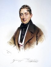 Giuseppe Frezzolini (1789-1861) Italian opera singer (bass) . Father of the soprano Erminia