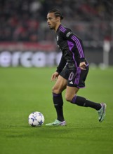 Leroy Sané FC Bayern München FCB (01) on the ball, Champions League, Allianz Arena, Munich, Bayern,