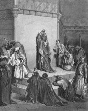 David mourns the death of Absalom, Second Book of Samuel, chapter 18, verse 32, Bible, Old