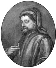 Portrait of Geoffrey Chaucer, ca. 1343 - 1400