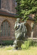 Klio - the muse of historiography, Nikolaiviertel, Probststraße, Nikolaikirchplatz, Mitte, Berlin,