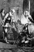 Charles I is summoned to his execution, he was beheaded on Tuesday 30 January 1649 in Whitehall on