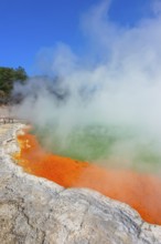 Champagne pool, Waiotapu Thermal Park, Waiotapu, Rotorua, Bay of Plenty, North Island, New Zealand