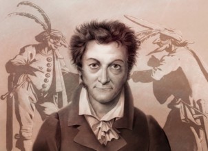 Ernst Theodor Amadeus Hoffmann, or E. T. A. Hoffmann, 1776 - 1822, German Romantic author of