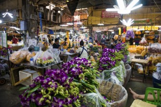 Pak Khlong Talat, flower market, Bangkok, Thailand