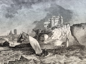 Dieppe, Normandy region, France, 19th century