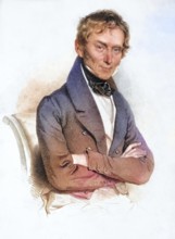 Josef von Winiwarter (1780-1848), Jurist, Historical, digitally restored reproduction from a 19th