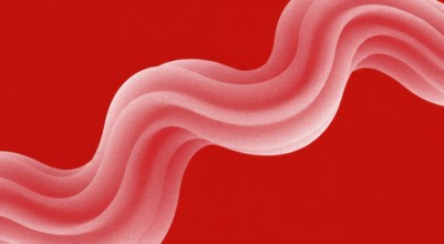 A textured gradient background showcases soft, flowing waves in shades of pink against a vibrant