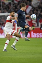 Josha Vagnoman VfB Stuttgart (04) against Felix Passlack VfL Bochum BOC (15) MHPArena, MHP Arena