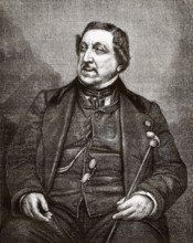 Gioachino Antonio Rossini, 1792-1868, italienischer Komponist, Opernkomponist des Bel-Canto