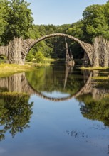 Rakotzbrücke, Devils Bridge, Azalea and Rhododendron Park Kromlau, Germany