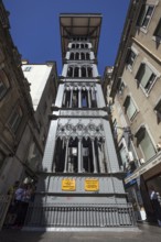Lift, Passenger lift, Elevador de Santa Justa, Lisbon, Portugal