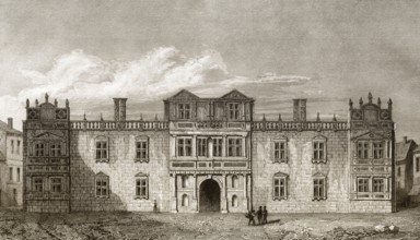 Old Somerset House, London, 18. Jahrhundert