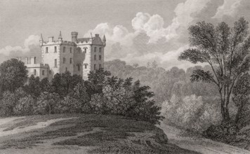 Huntly Castle, Huntly in Aberdeenshire, 19th century, from Modern Athens by Th. H. Shepherd