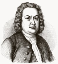 Johann Sebastian Bach, 1685-1750, deutscher Komponist