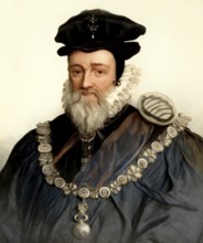 William Cecil, 1st Baron Burghley or Burleigh, 1520-1598, an English statesman, the chief advisor