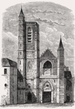 The Saint-Paul-des-Champs church, a former church in Paris, France