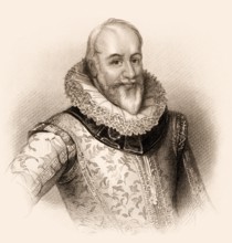 Sir George Carew, 1. Earl of Totnes, 1555-1629, englischer Adliger, Präsident von Munster