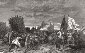 The siege and destruction of Magdeburg in 1631 by imperial troops under Tilly and Pappenheim,