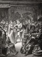 Torch dance, wedding of Johann Wilhelm III with with Princess Jakobea of Baden, 1585