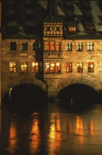 Heilig-Geist Spital an der Pegnitz in Nuremberg, Bavaria, Germany