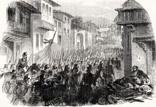 The National Guard at the June Days uprising, 23 June to 26 June 1848, Paris, France