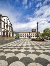 Town Hall and fountain at Praca do Municipio, Church of São João Evangelista, Igreja do Colégio,